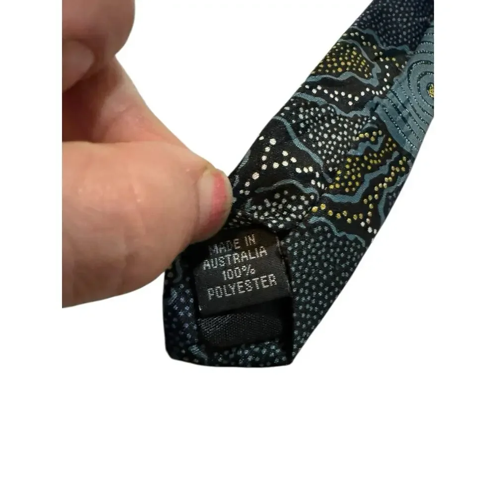 Yijan Australia Fire & Water Dreaming Maureen Hudson Nampajimpa Necktie